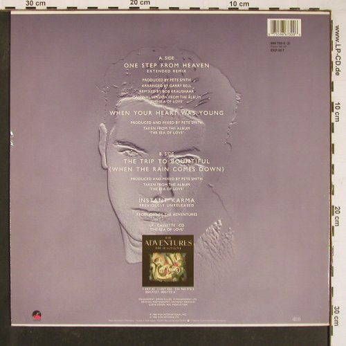 Adventures: One Step From Heaven ext.rmx. +3, Elektra(966 730-0), D, 1988 - 12inch - Y963 - 4,00 Euro