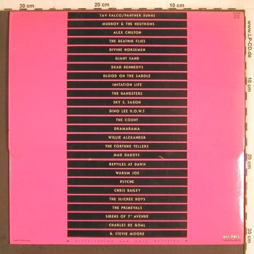 V.A.Play New Rose For Me Rose 100: Tav Falco... R.Stevie Moore, New Rose(ROSE 100), F, Foc, 1986 - 2LP - Y9672 - 17,50 Euro