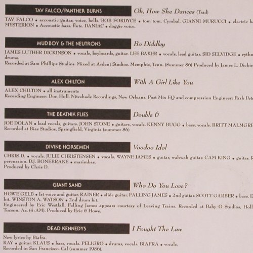 V.A.Play New Rose For Me Rose 100: Tav Falco... R.Stevie Moore, New Rose(ROSE 100), F, Foc, 1986 - 2LP - Y9672 - 17,50 Euro