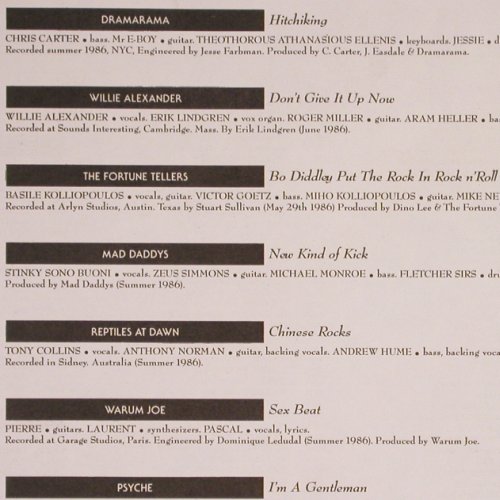 V.A.Play New Rose For Me Rose 100: Tav Falco... R.Stevie Moore, New Rose(ROSE 100), F, Foc, 1986 - 2LP - Y9672 - 17,50 Euro