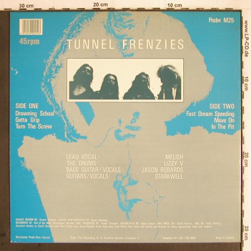 Tunnel Frenzies: Knee Deep And Wasted, 6Tr., Probe Plus(M25), UK, 1989 - LP - Y9716 - 5,00 Euro