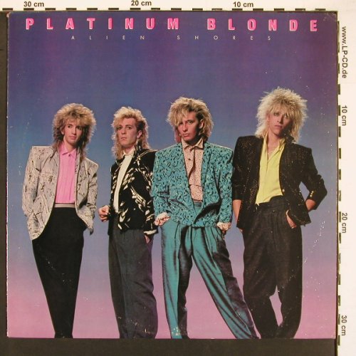 Platinum Blonde: Alien Shores, m-/vg+, Columbia (PCC-80105), US, 1985 Typ: LP Best.-Nr.: B7947 Preis: 2,00 Euro