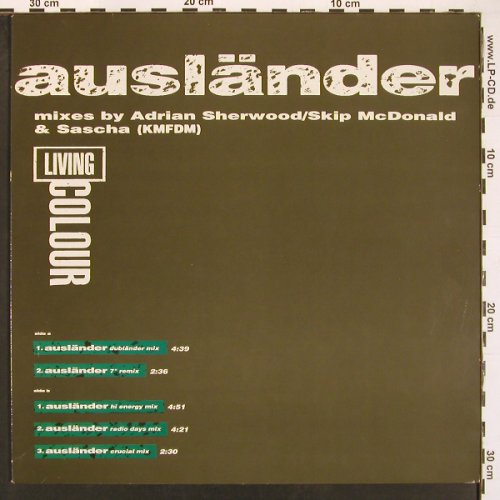 Living Colour: Ausländer*5, mx by Sherwood,KMFDM, Epic(659173), NL, 1993 - 12inch - B8504 - 3,00 Euro