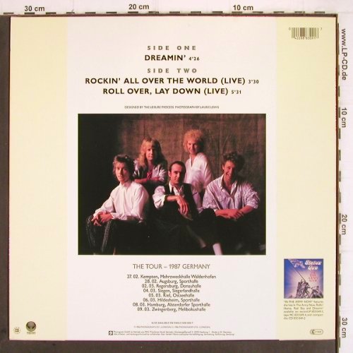 Status Quo: Dreamin'/Rocking all over../Roll ov, Vertigo (888 309-1), D, 1986 Typ: 12" Best.-Nr.: V154 Preis: 5,00 Euro