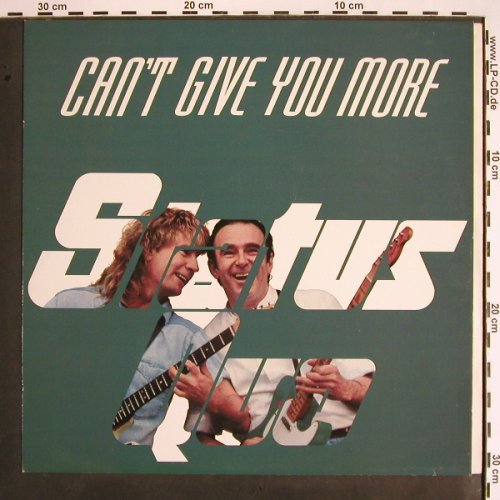 Status Quo: Can't Give You More+2, Vertigo, Swirl (QUO 3012), UK, 1991 Typ: 12" Best.-Nr.: V1587 Preis: 4,00 Euro