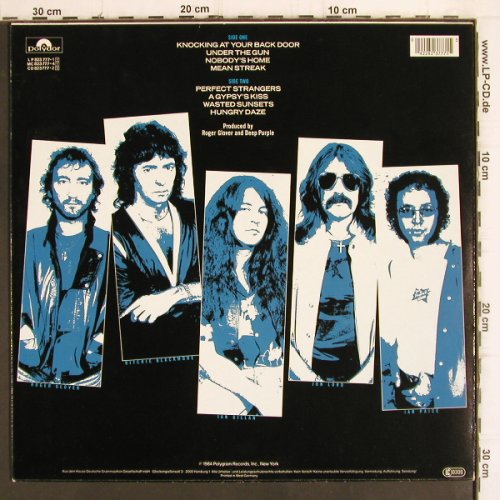 Deep Purple: Perfect Stranger-falsches Label, Polydor (823 777-1), D,m-/vg+, 1984 Typ: LP Best.-Nr.: V739 Preis: 15,00 Euro
