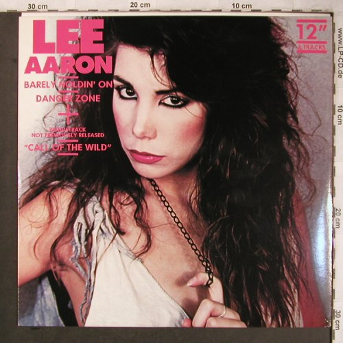 Aaron,Lee: Barely Holdin' on +2, Roadrunner(RR 125488), NL, 1985 - 12inch - X4576 - 5,00 Euro