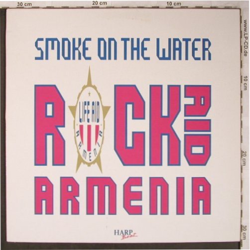 Rock Aid Armenia: Smoke on the Water/Paranoid,stoc, Life Aid Armenia Rec.(Armen T001), F, m-/vg+, 1989 - 12inch - X5283 - 6,00 Euro