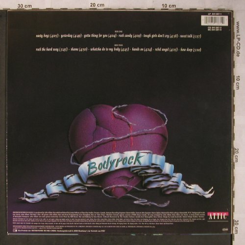 Aaron,Lee: Body Rock, Attic (841 387-1), D, 1989 Typ: LP Best.-Nr.: X5566 Preis: 7,50 Euro