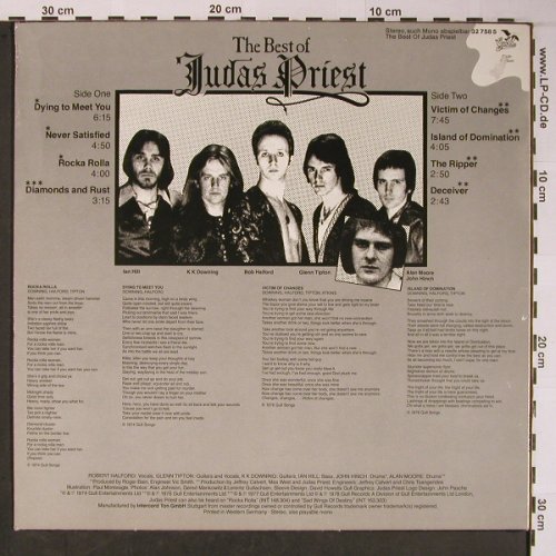 Judas Priest: The Best Of, Gull, Club Ed.(32 758 5), D, 1978 - LP - X6069 - 7,50 Euro