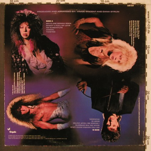 Vincent,Vinnie: Invasion, Chrysalis (CHR 1529), S, 1986 Typ: LP Best.-Nr.: X7299 Preis: 12,50 Euro