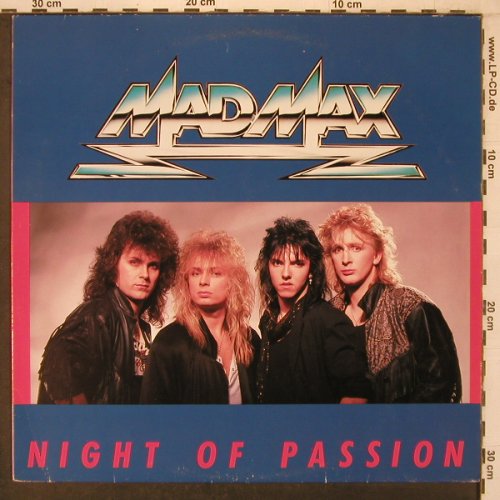 Mad Max: Night Of Passion, Roadrunner(RR 9666), NL, 1987 - LP - X7300 - 14,50 Euro