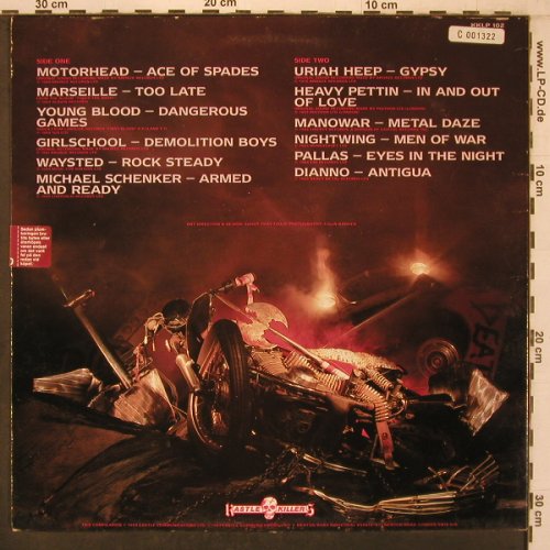 V.A.Metal Killers 2: Motörhead,Girlschool..Dianno, Castle(KKLP 102), UK, stoc, 1984 - LP - X7318 - 6,00 Euro