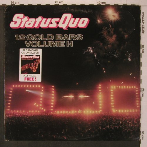Status Quo: 12 Golden Bars Vol.2, Foc, m/vg+, Vertigo(QUOTV 2), NL, 1984 - LP - X7545 - 9,00 Euro
