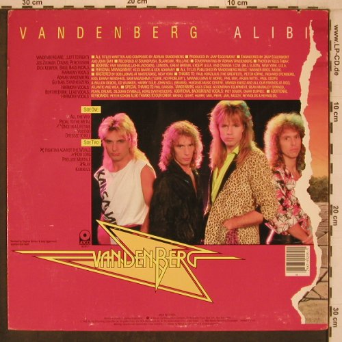 Vandenberg: Alibi, m-/vg+, woc, Atco (90295-1), US,co, 1985 Typ: LP Best.-Nr.: X7589 Preis: 5,00 Euro