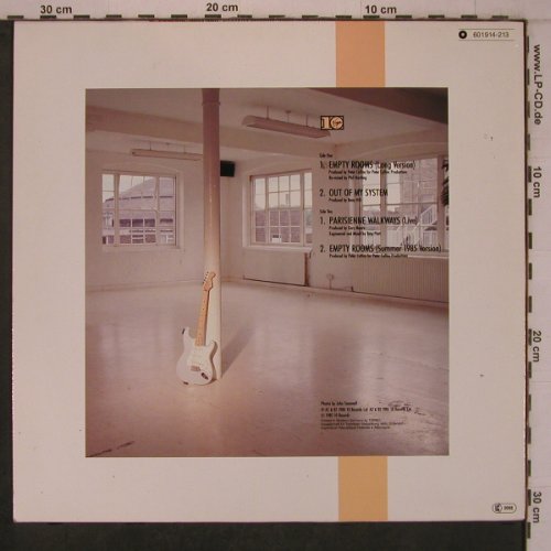 Moore,Gary: Empty Rooms*2+2, Virgin 10 (601 914), D, 1985 Typ: 12" Best.-Nr.: X7905 Preis: 4,00 Euro