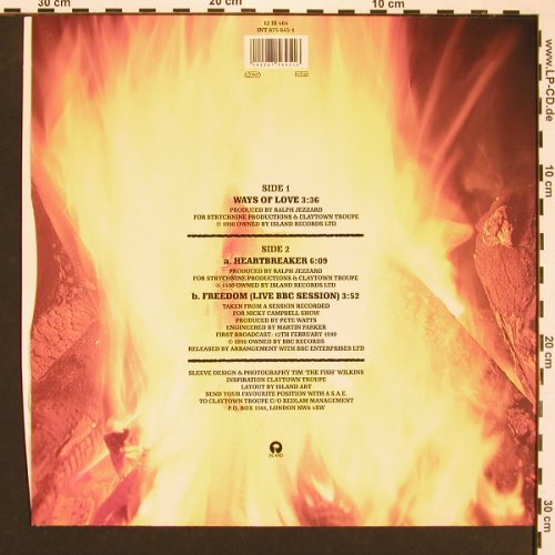Claytown Troupe: Ways Of Love+2, Island (12 IS 464), UK, 1990 Typ: 12" Best.-Nr.: X8327 Preis: 4,00 Euro