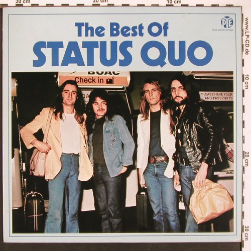 Status Quo: The Best Of, m-/vg+, PYE, Club Ed. (66 497 9), D, 1977 Typ: LP Best.-Nr.: X9258 Preis: 6,00 Euro
