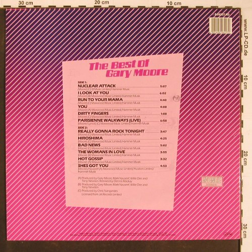 Moore,Gary: More Moore-Best Of, wol, Avenue Rec. (6.26227 AO), D, 1985 Typ: LP Best.-Nr.: Y1054 Preis: 5,00 Euro