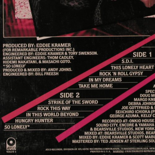 Loudness: Hurricane Eyes, FS-New, sealed, Atco (90619-1), US, co, 1987 Typ: LP Best.-Nr.: Y1514 Preis: 14,00 Euro