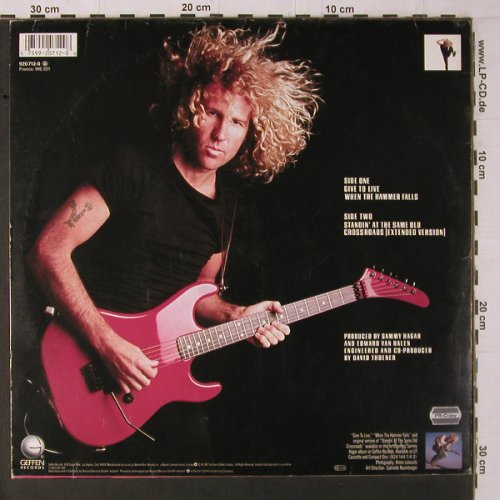 Hagar,Sammy: Give To Live+2, Geffen (920 712-0), D, 1987 Typ: 12" Best.-Nr.: Y1670 Preis: 4,00 Euro