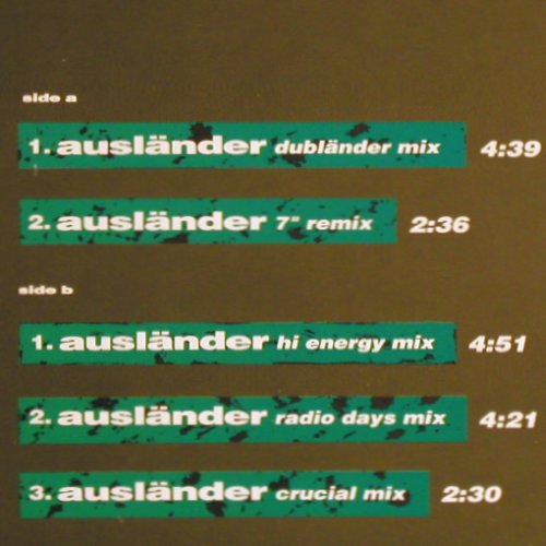 Living Colour: Ausländer*5, mx by Sherwood,KMFDM, Epic (659173), NL, 1993 Typ: 12" Best.-Nr.: Y4111 Preis: 5,00 Euro
