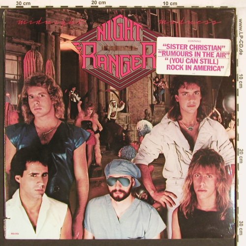 Night Ranger: Midnight Madness, FS-New, MCA (MCA-5456), US, co, 1983 Typ: LP Best.-Nr.: Y4475 Preis: 9,00 Euro