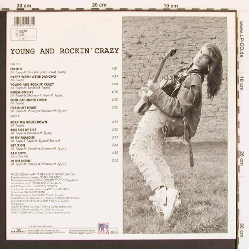 Tysper,Tommy: Young And Rockin'Crazy, Pop In Baby (211 961), D, 1990 Typ: LP Best.-Nr.: Y4972 Preis: 6,00 Euro