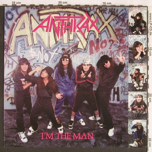 Anthrax: I'm The Man, 6Tr., Island (208 786), D, 1987 Typ: LP Best.-Nr.: Y5807 Preis: 7,50 Euro