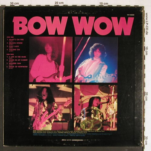 Bow Wow: Same, Invitation (VIH-6009), J, 1976 Typ: LP Best.-Nr.: Y7420 Preis: 15,00 Euro