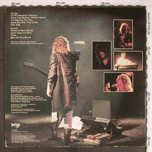 Jerusalem: Live in USA, Refuge (R 84026), UK, 1985 Typ: LP Best.-Nr.: Y9015 Preis: 7,50 Euro
