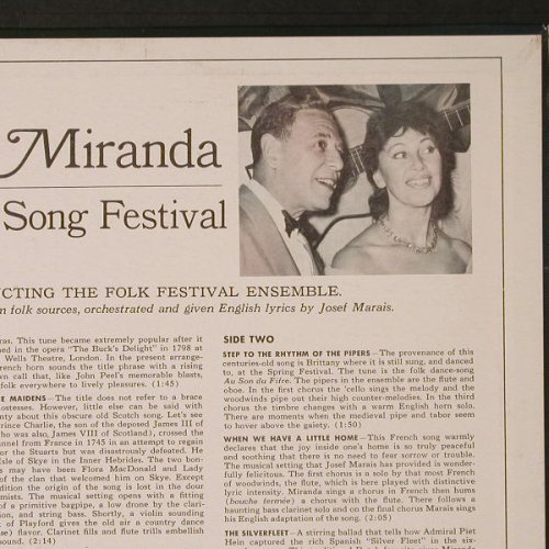 Marais & Miranda: A European Folk Song Festival, MGM(E 4115), US,Promo,  - LP - E8914 - 9,00 Euro