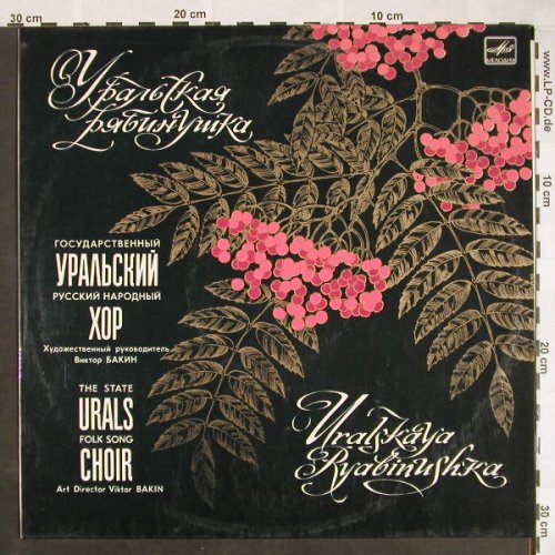 State Urals Folk Song Choir: Uralskaya Ryabinushka, Viktor Bakin, Melodia(C20 16791 008), UDSSR, 1982 - LP - F9796 - 5,00 Euro