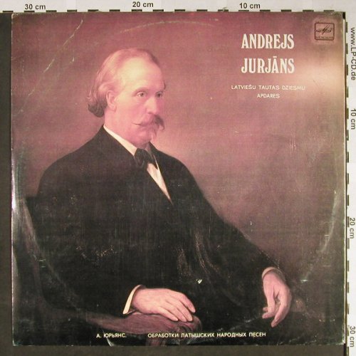 Jurjans,Andrejs: Latvian Folksongs arranged by, Melodia(C30-16391-2), UDSSR, 1981 - LP - H2232 - 5,00 Euro