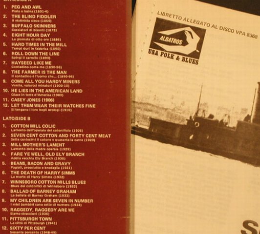 Seeger,Pete: American Industrial Ballads, vg+/m-, Albatros, Vol.6(VPA 8368), I, Ri, 1977 - LP - H3246 - 3,00 Euro