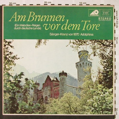 Sänger-Kranz von 1870 Adolphina: Am Brunnen vor dem Tore, Standard(O 1201), D, 1968 - LP - H4160 - 5,50 Euro