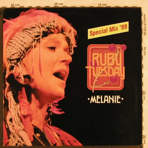 Melanie: Ruby Tuesday,sp.mx89/radio/Show you, Baierle(572 61 011 AD), D, 1989 - 12inch - H9986 - 3,00 Euro
