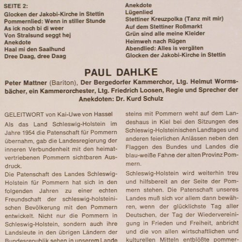 V.A.Heimatland Mecklenburg: Heimatland Pommern (music,spoken), Philips(843 984), D, 1967 - LP - V1047 - 9,00 Euro