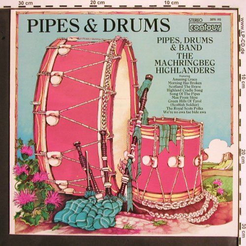 Machringbeg Highlanders: Pipes & Drums, Contour(2870 193), UK, 1972 - LP - V1657 - 7,50 Euro