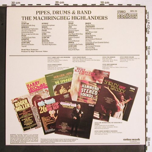 Machringbeg Highlanders: Pipes & Drums, Contour(2870 193), UK, 1972 - LP - V1657 - 7,50 Euro