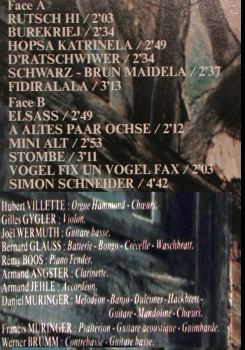 Siffer,Roger: Elsass/Alsace A Vendre, Foc, Reprise(54 056 Y), F, 1975 - LP - V1755 - 7,50 Euro