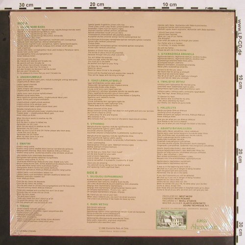 Ladysmith Black Mambazo: Umthombo Wamanzi, FS-New sealed, Shanachie(43055), US,co, 1988 - LP - V1971 - 7,50 Euro