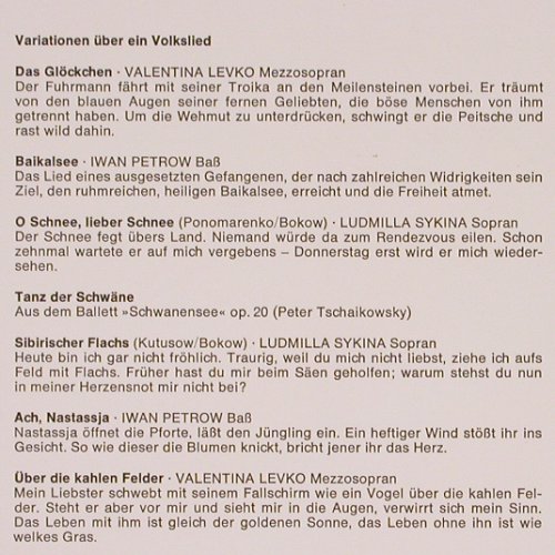 Balalaika-Orchester Ossipow: Zauberland der Balalaika, Bunte/Melodia/Eurodisc(77 507 HU), D,  - LP - V2341 - 7,50 Euro
