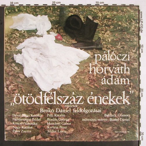Bakfark Consort: ötödfelszaz enekek,Benko Daniel, Hungaroton(SLPX 18073), H, 1983 - LP - V2494 - 7,50 Euro