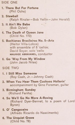 Baez,Joan: 5 (1964), Vanguard (VDS 79 160), US Typ: LP Best.-Nr.: V3068 Preis: 7,50 Euro