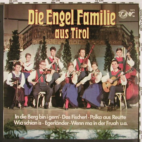 Engel-Familie: aus Tirol, Sonic (9072), D, 1974 Typ: LP Best.-Nr.: V3160 Preis: 6,00 Euro
