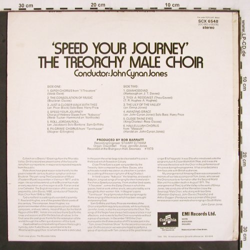 Treorchy Male Choir: Speed Your Journey (Rhondda Valley), EMI/Columbia (SCX 6548), UK, 1973 Typ: LP Best.-Nr.: V3219 Preis: 6,00 Euro
