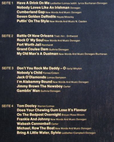 Donegan,Lonnie: The King Of Skiffle, Foc, PYE (85 907 XBT), D Typ: 2LP Best.-Nr.: V3478 Preis: 9,00 Euro