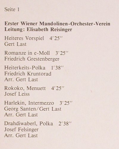 Erster Wiener Mandolinen-Orch.-Vere: Akkordeon-Ensemble Hermi Kaleta, Preiser Records(120 922), A,  - LP - V502 - 7,50 Euro