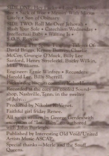 Gerdes,George: Sons of Obituary, Muster-Stol, UA(AUS 29 402 I), D, 1972 - LP - V576 - 6,00 Euro